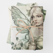 Feuille De Papier Cadeau Mysage Green Fairy (En situation)