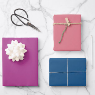 Feuille De Papier Cadeau Mystérieux coucher de soleil