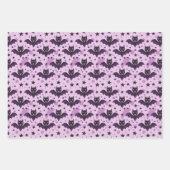Feuille De Papier Cadeau Mystique Violet Gothique (Devant 3)
