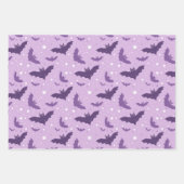 Feuille De Papier Cadeau Mystique Violet Gothique (Devant)