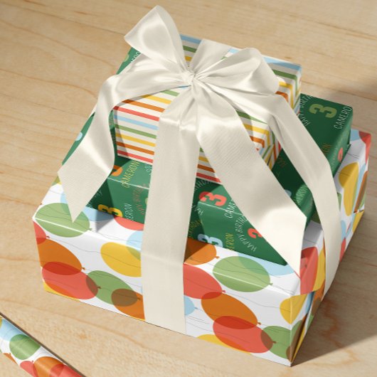 Feuille De Papier Cadeau Natural Wonder Mixte Motif Anniversaire