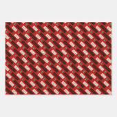 Feuille De Papier Cadeau Naughty et Nice Noël (Devant 3)