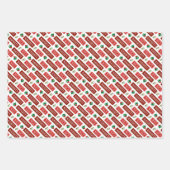 Feuille De Papier Cadeau Naughty et Nice Noël (Devant 2)