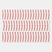 Feuille De Papier Cadeau Nautical Christmas (Devant)