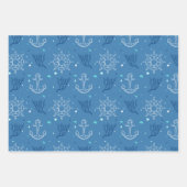 Feuille De Papier Cadeau Nautique (Devant)