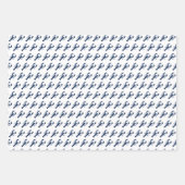 Feuille De Papier Cadeau Nautique Sea Animaux motifs homard crabe hippocamp (Devant 2)