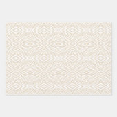 Feuille De Papier Cadeau Navajo White Neutral Zebra (Devant 2)