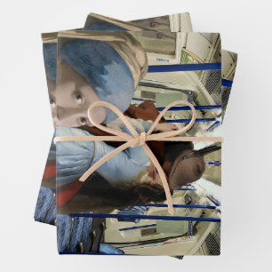 Feuille De Papier Cadeau Ne regarde pas