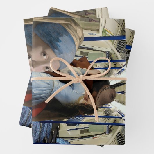 Feuille De Papier Cadeau Ne regarde pas (En situation)