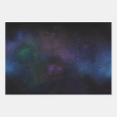 Feuille De Papier Cadeau Nebula cosmique de Galaxie (Devant)