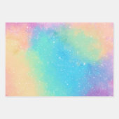 Feuille De Papier Cadeau Nebula Pastel doux (Devant 2)