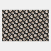 Feuille De Papier Cadeau Nederlandse Kooikerhondje Peinture Animal Chien Ar (Devant 3)