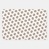 Feuille De Papier Cadeau Nederlandse Kooikerhondje Peinture Animal Chien Ar (Devant 2)