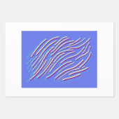 Feuille De Papier Cadeau Neon Abstrait (Devant 2)