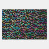 Feuille De Papier Cadeau Neon Shock  Design/ Ensemble 2 (Devant)