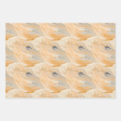 Feuille De Papier Cadeau Neutral Abstract Paint (Devant 3)