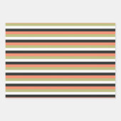 Feuille De Papier Cadeau Neutral Cats & Pumpkins Mixed Halloween Patterns (Devant 2)
