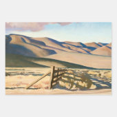 Feuille De Papier Cadeau "Nevada Hills" par Maynard Dixon (Devant 3)