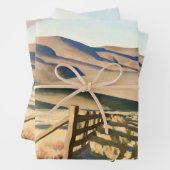 Feuille De Papier Cadeau "Nevada Hills" par Maynard Dixon (En situation)