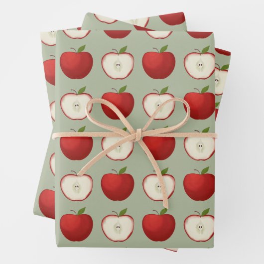 Feuille De Papier Cadeau New York Pays Pomme Hudson Valley Pomme cueillette (En situation)