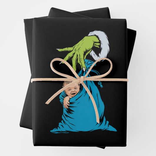 Feuille De Papier Cadeau NICU Infirmière de la main-d'oeuvre Père Noël Noël (En situation)