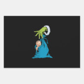 Feuille De Papier Cadeau NICU Infirmière de la main-d'oeuvre Père Noël Noël (Devant)