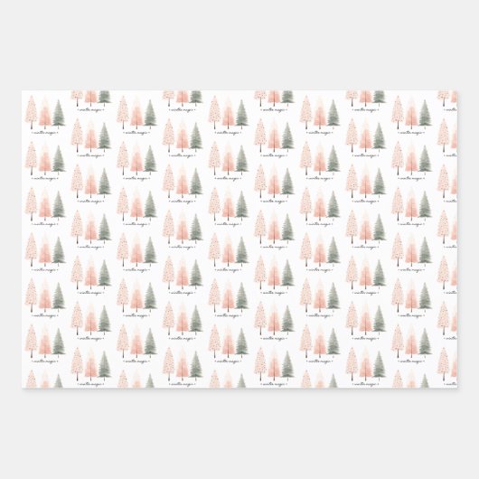 Feuille De Papier Cadeau Nocturne (Devant 2)