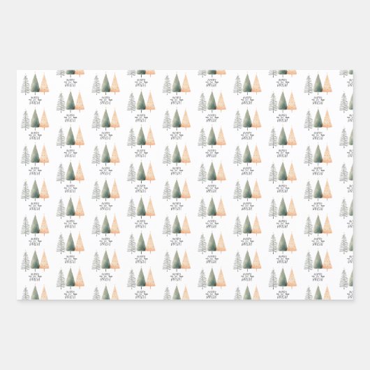 Feuille De Papier Cadeau Nocturne (Devant)