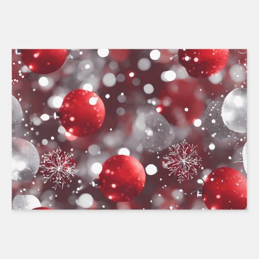 Feuille De Papier Cadeau Noël (Devant 3)