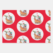 Feuille De Papier Cadeau Noël (Devant 3)