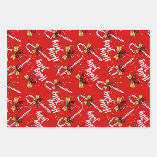 Feuille De Papier Cadeau Noël (Devant)