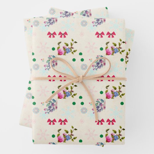 Feuille De Papier Cadeau Noël (En situation)
