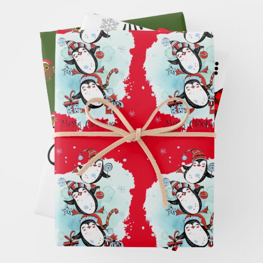 Feuille De Papier Cadeau Noël (En situation)