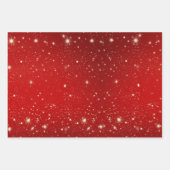 Feuille De Papier Cadeau Noël 2 Editable Salutations Rouge Blanc (Devant 2)