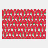 Feuille De Papier Cadeau Noël à Cat Butt (Devant 3)