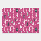 Feuille De Papier Cadeau Noël à la prune de sucre (Devant 2)