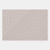 Feuille De Papier Cadeau Noël à Paris Motif de coordination (Devant 3)