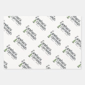 Feuille De Papier Cadeau Noël agricole (Devant 3)