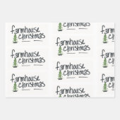 Feuille De Papier Cadeau Noël agricole (Devant 2)