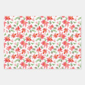 Feuille De Papier Cadeau Noël aquarelle chic (Devant 2)