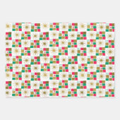 Feuille De Papier Cadeau Noël atomique  (Devant)