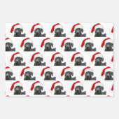 Feuille De Papier Cadeau Noël au labo noir (Devant 3)