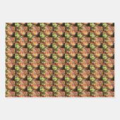 Feuille De Papier Cadeau Noël aux chats du Bengale (Devant 3)