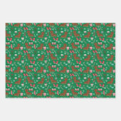 Feuille De Papier Cadeau Noël aux chiens de Dachshund (Devant 3)
