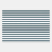 Feuille De Papier Cadeau Noël aux rayures colorées modernes (Devant 2)