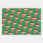 Feuille De Papier Cadeau Noël BARACK OBAMA (Devant 2)
