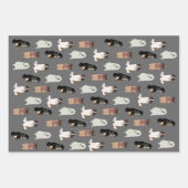 Feuille De Papier Cadeau Noël Bernese Leonberger St Bernard Pyrénées  (Devant 3)