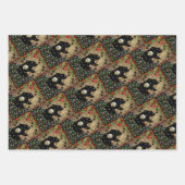 Feuille De Papier Cadeau Noël Black Bear Bald Eagle Spirit (Devant 2)