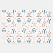 Feuille De Papier Cadeau Noël Boho (Devant 3)