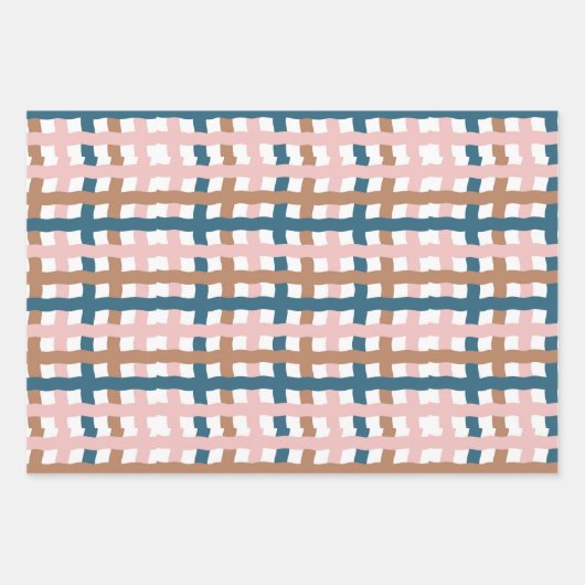 Feuille De Papier Cadeau Noël Boho (Devant)